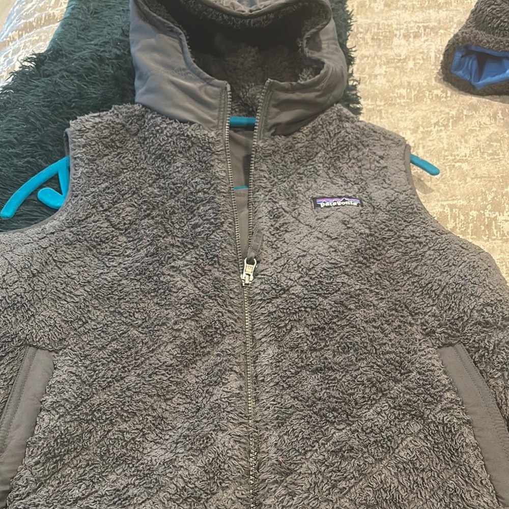 Patagonia Gray Fleece Vest for women